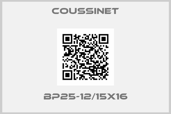 COUSSINET-BP25-12/15X16