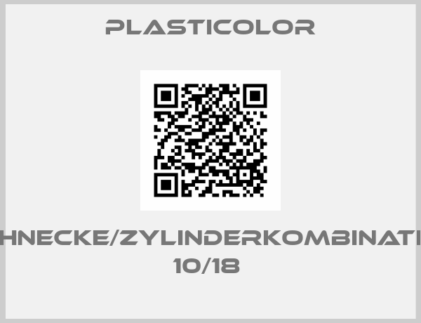 Plasticolor-SCHNECKE/ZYLINDERKOMBINATION 10/18 