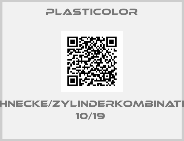 Plasticolor-SCHNECKE/ZYLINDERKOMBINATION 10/19 