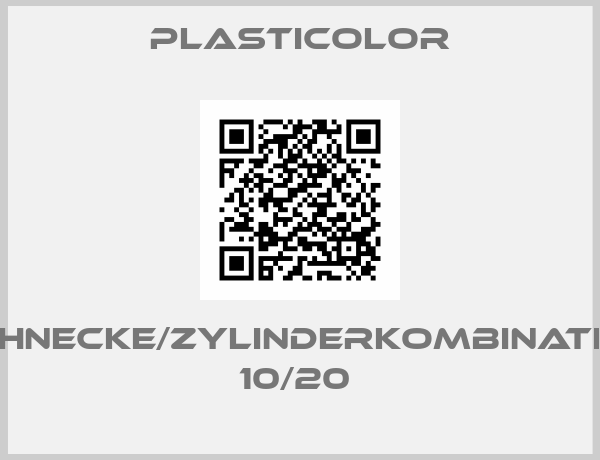 Plasticolor-SCHNECKE/ZYLINDERKOMBINATION 10/20 