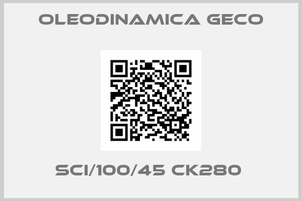 Oleodinamica Geco-SCI/100/45 CK280 