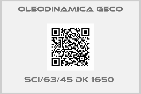 Oleodinamica Geco-SCI/63/45 DK 1650 