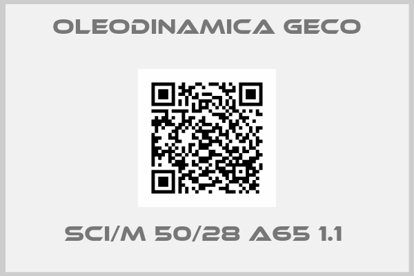 Oleodinamica Geco-SCI/M 50/28 A65 1.1 