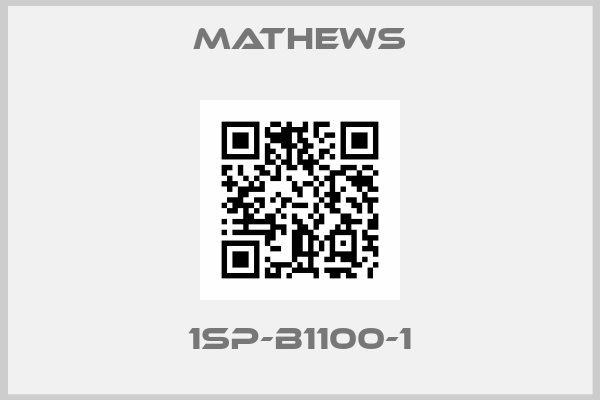 MATHEWS-1SP-B1100-1