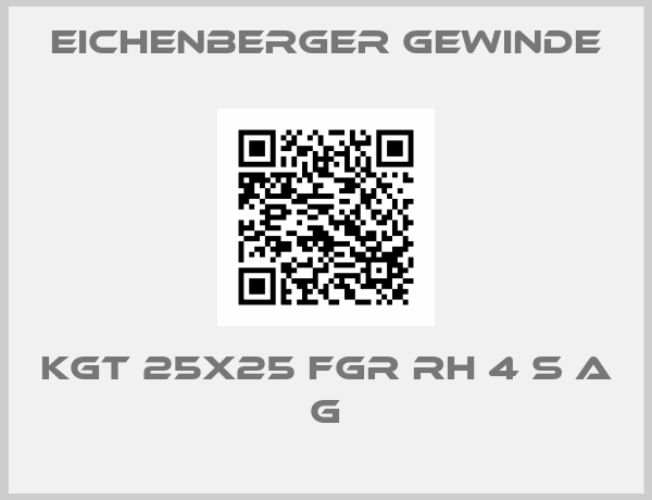 Eichenberger Gewinde-KGT 25x25 FGR RH 4 S A G
