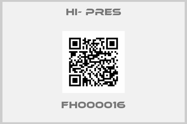 HI- PRES-FH000016