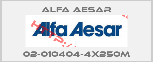 ALFA AESAR-02-010404-4x250m