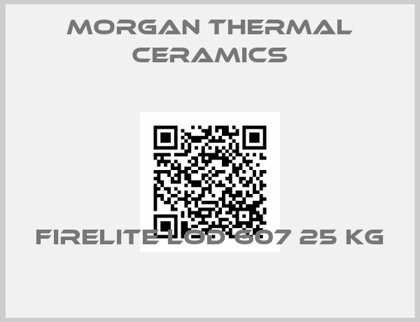 Morgan Thermal Ceramics-Firelite LOD 607 25 KG