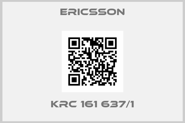 Ericsson-KRC 161 637/1