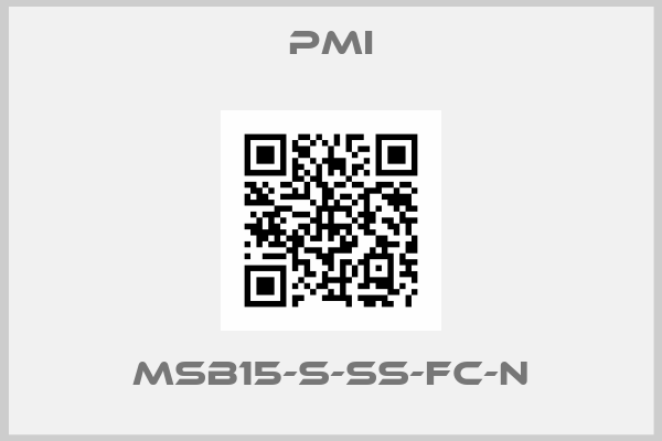 PMI-MSB15-S-SS-FC-N