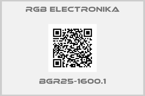 RGB electronika- bgr25-1600.1