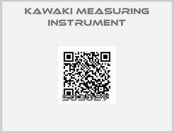 KAWAKI MEASURING INSTRUMENT-503027 