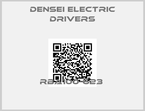Densei Electric Drivers-RBA100-623 