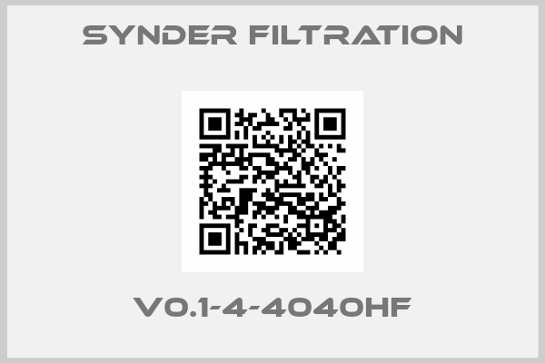 Synder Filtration-V0.1-4-4040HF