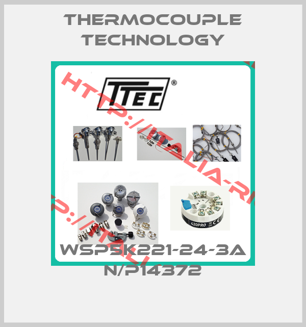 Thermocouple Technology-WSP5K221-24-3A N/P14372
