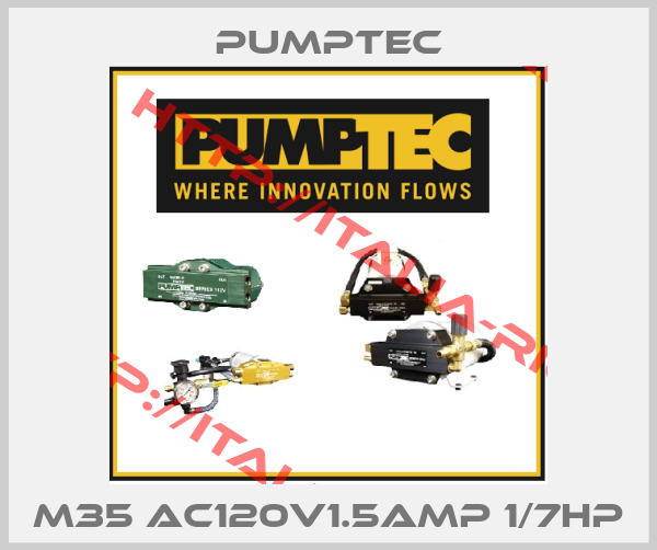 Pumptec-M35 AC120V1.5AMP 1/7HP