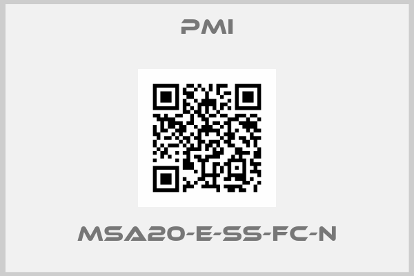 PMI-MSA20-E-SS-FC-N