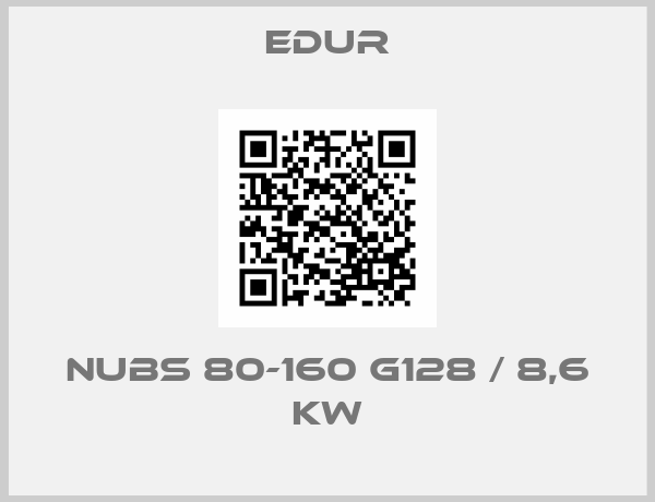 Edur-NUBS 80-160 G128 / 8,6 kW