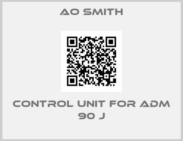 AO Smith-Control unit for ADM 90 J