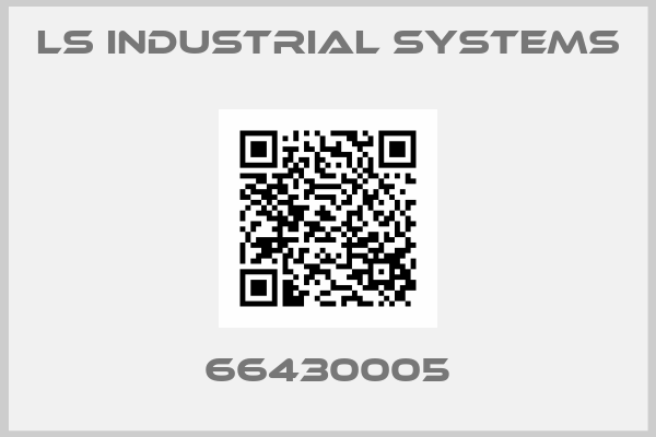 LS INDUSTRIAL SYSTEMS-66430005