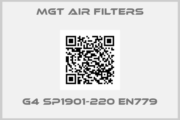 MGT Air Filters-G4 SP1901-220 EN779