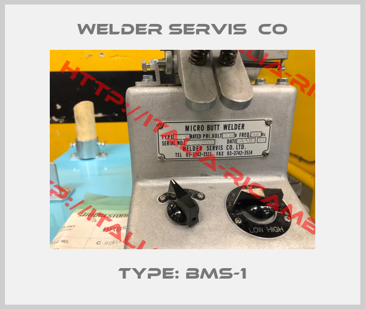 WELDER SERVIS  CO-Type: BMS-1