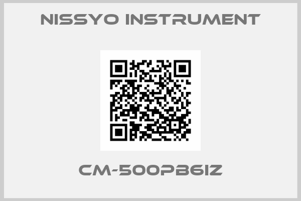 NISSYO INSTRUMENT-CM-500PB6IZ