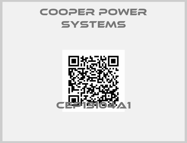 Cooper power systems-CEP13104A1