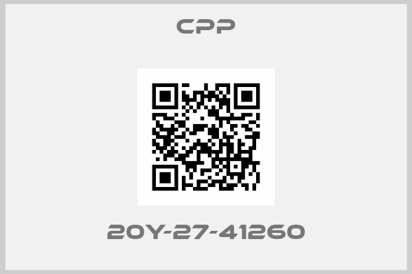 CPP-20Y-27-41260