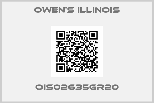 Owen's Illinois-OIS02635GR20