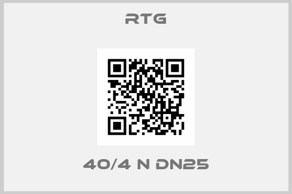 RTG-40/4 N DN25