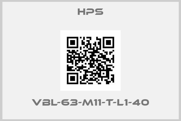 HPS-VBL-63-M11-T-L1-40