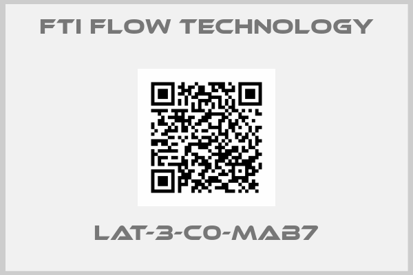 Fti Flow Technology-LAT-3-C0-MAB7