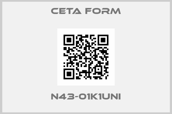 CETA FORM-N43-01K1UNI