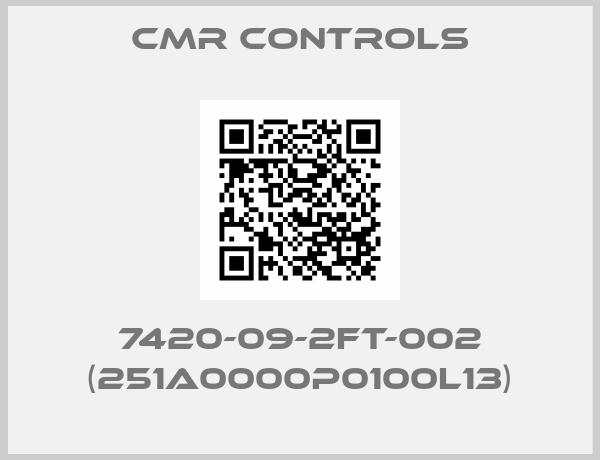 CMR CONTROLS-7420-09-2FT-002 (251A0000P0100L13)