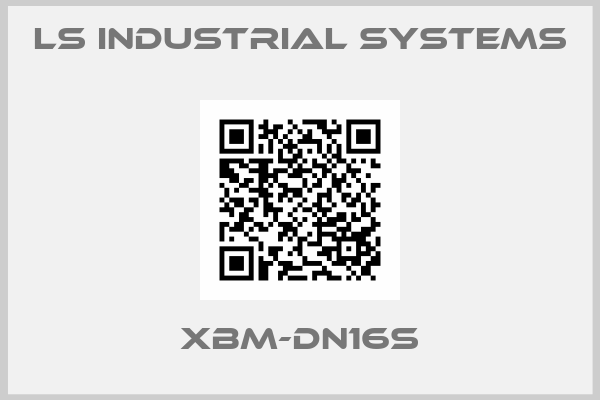 LS INDUSTRIAL SYSTEMS-XBM-DN16S