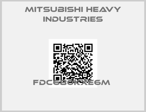 Mitsubishi Heavy Industries-FDC680KXE6M 