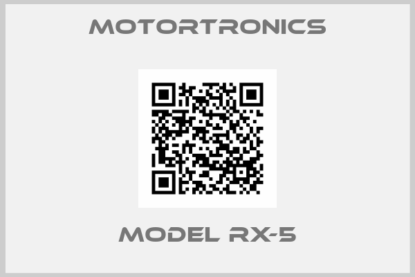 Motortronics-MODEL RX-5