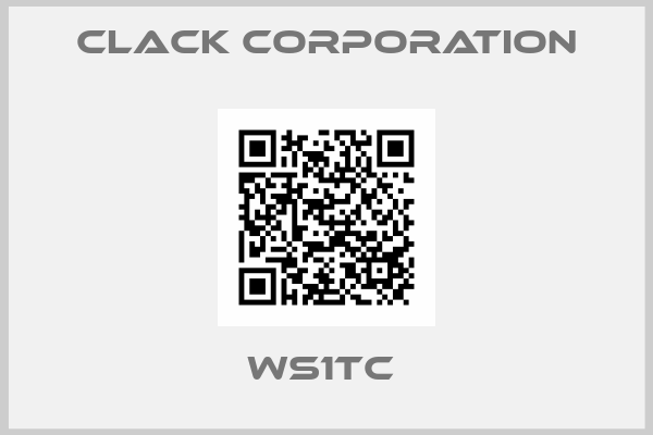 Clack Corporation-WS1TC 