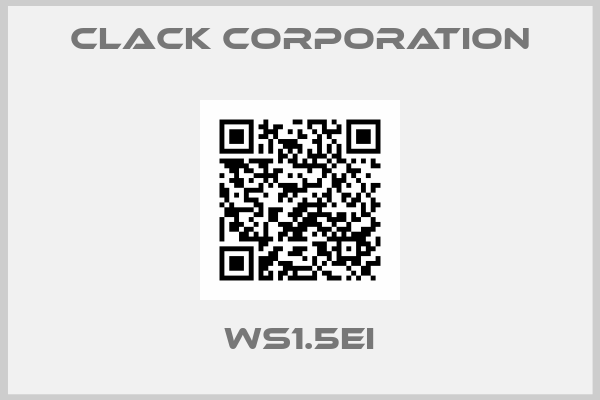 Clack Corporation-WS1.5EI