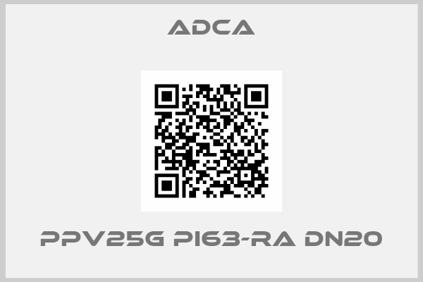 Adca-PPV25G PI63-RA DN20