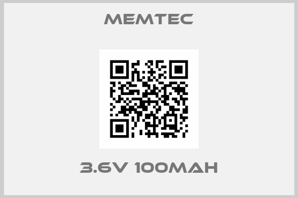 Memtec-3.6V 100mAh