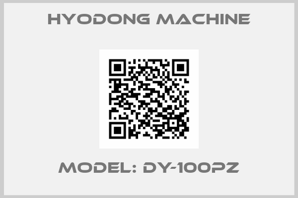 Hyodong Machine-Model: DY-100PZ