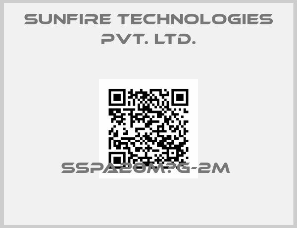 Sunfire Technologies Pvt. Ltd.-SSPA20M６G-2M 