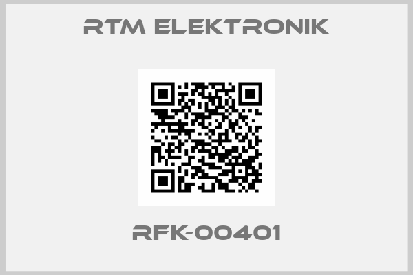 RTM Elektronik-RFK-00401