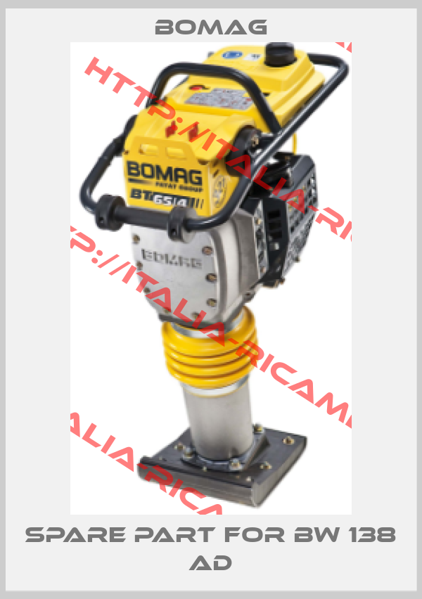 Bomag-spare part for BW 138 AD