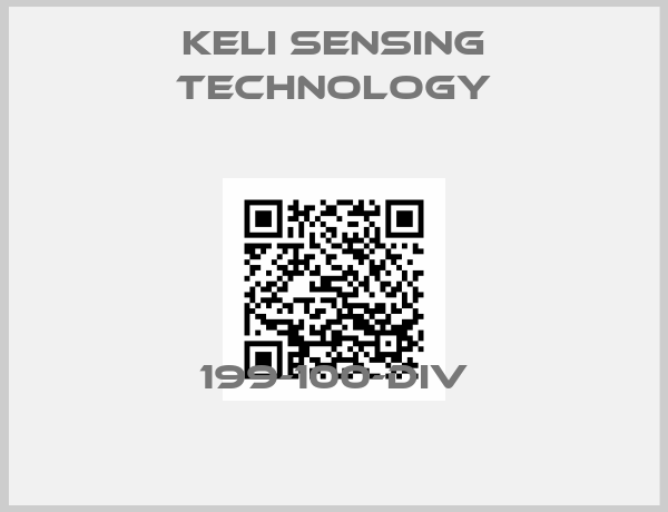 Keli Sensing Technology-199-100-DIV