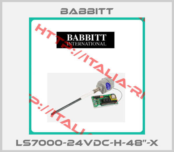 BABBITT-LS7000-24VDC-H-48”-X