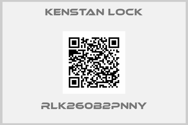 Kenstan Lock-RLK260B2PNNY