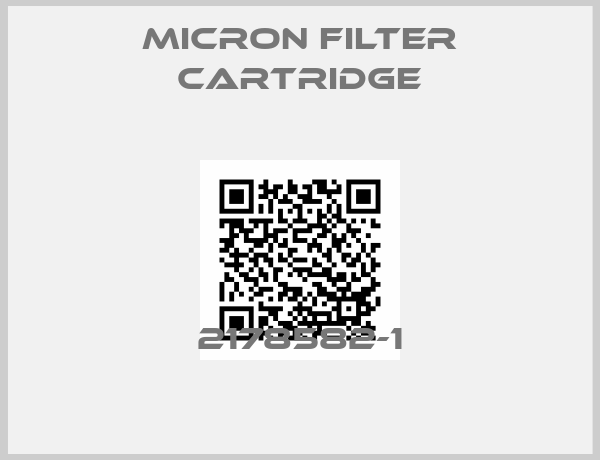 Micron Filter Cartridge-2178582-1